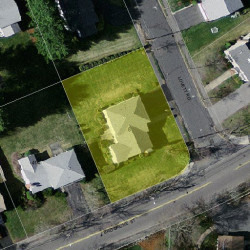 8 Lovett Rd, Newton MA  02459-3105 aerial view