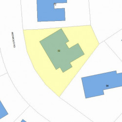 80 Redwood Rd, Newton MA  02459-3127 plot plan