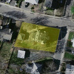 79 Jewett St, Newton MA 02458-1540 aerial view