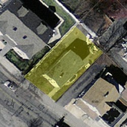 71 Crafts St, Newton MA  02458-1257 aerial view