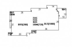 160 Dartmouth St, Newton MA 02465-2839 floor plan