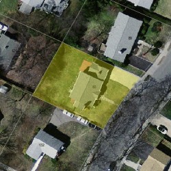 83 Bemis St, Newton MA  02460-1155 aerial view