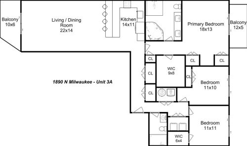 1890 Milwaukee Ave, Chicago IL  60647-4459 exterior