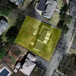 15 Agawam Rd, Newton MA 02468-1302 aerial view