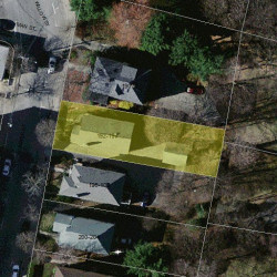192 Sumner St, Newton MA 02459-1954 aerial view