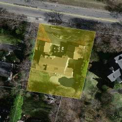 336 Commonwealth Ave, Newton MA 02459 aerial view