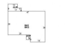 8 Burrage Rd, Newton MA  02459-1231 floor plan