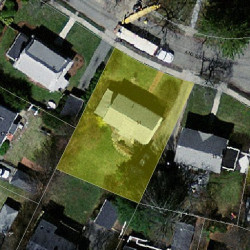 11 Angier Cir, Newton MA 02466-2901 aerial view