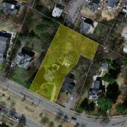 405 Wolcott St, Newton MA 02466-1513 aerial view