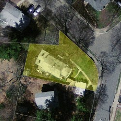 16 Crehore Dr, Newton MA 02462-1109 aerial view