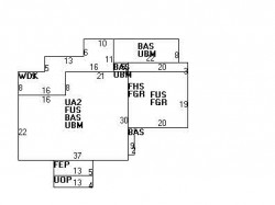523 Crafts St, Newton MA 02465-1702 floor plan