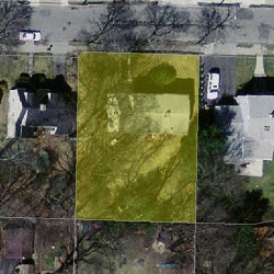 80 Parker Ave, Newton MA 02459-2663 aerial view