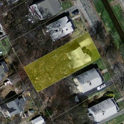 331 Albemarle Rd, Newton MA 02460-1358 aerial view