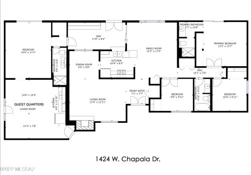 1424 Chapala Dr, Tucson AZ  85704-2037 exterior