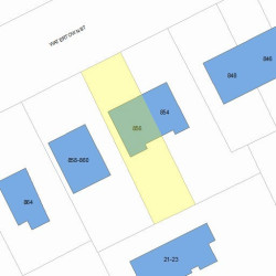856 Watertown St, Newton MA 02465-2140 plot plan