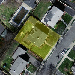 37 Arapahoe Rd, Newton MA 02465-2202 aerial view