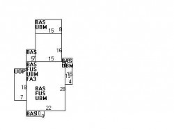 17 Emerson St, Newton MA  02458-1603 floor plan
