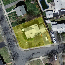 22 Fernwood Rd, Newton MA 02465-1808 aerial view