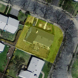 34 Anthony Rd, Newton MA  02460-1104 aerial view