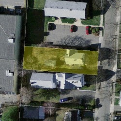 39 Rustic St, Newton MA 02458-1024 aerial view