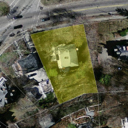460 Commonwealth Ave, Newton MA  02459-1333 aerial view