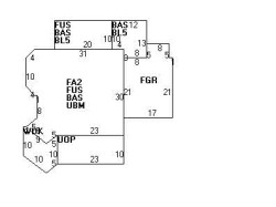66 Prospect St, Newton MA 02465-2337 floor plan