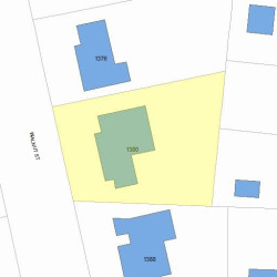 1380 Walnut St, Newton MA 02461-1849 plot plan