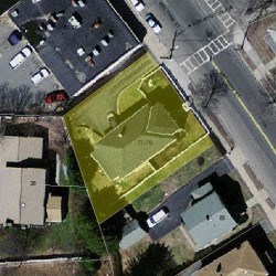 79 Waltham St, Newton MA  02465-1327 aerial view