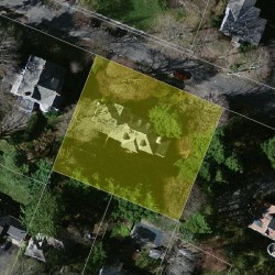 36 Fairmont Ave, Newton MA  02458-2506 aerial view