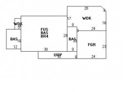 18 Lovett Rd, Newton MA  02459-3105 floor plan