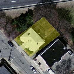 12 Prospect St, Newton MA 02465-2215 aerial view