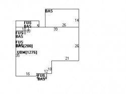 11 Fellsmere Rd, Newton MA 02459-1306 floor plan
