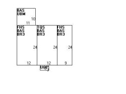 185 Christina St, Newton MA  02461-1915 floor plan