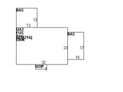 19 Angier Cir, Newton MA  02466-2901 floor plan