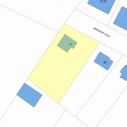 76 Bennington St, Newton MA 02458-1949 plot plan