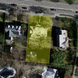 412 Commonwealth Ave, Newton MA  02459-1333 aerial view
