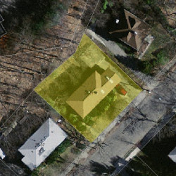 31 Louise Rd, Boston MA 02467-1913 aerial view