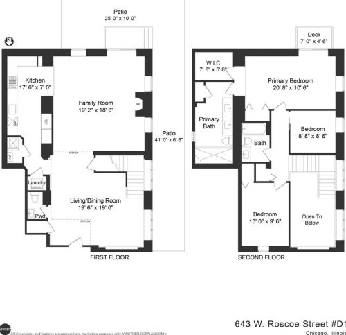 643 Roscoe St, Chicago IL  60657-2926 exterior