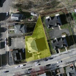 281 Watertown St, Newton MA  02458-1356 aerial view