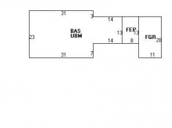 88 Sheridan St, Newton MA  02465-1056 floor plan