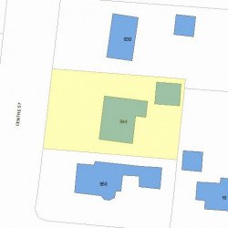 944 Centre St, Newton MA 02459-1266 plot plan