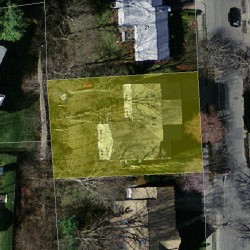 25 Redwood Rd, Newton MA 02459-3124 aerial view