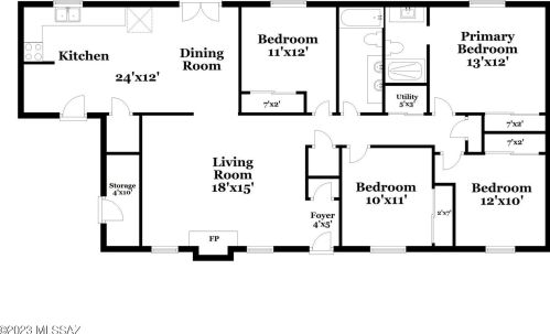 7321 Lakeside Dr, Tucson AZ  85730-3318 exterior