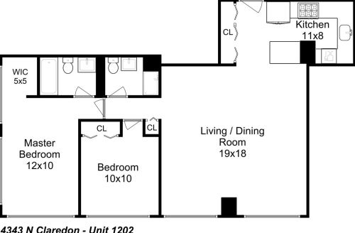 4343 Clarendon Ave, Chicago IL  60613-2698 exterior