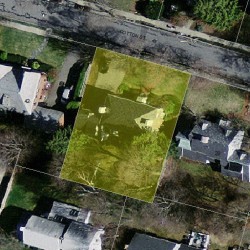 34 Cotton St, Newton MA 02458-2620 aerial view