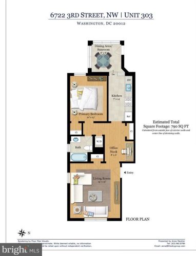 6722 3rd St, Washington DC  20012-2750 exterior