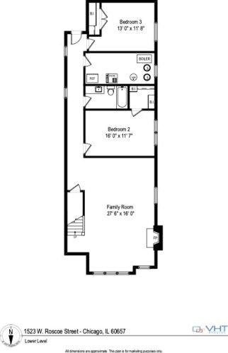 1523 Roscoe St, Chicago IL  60657-2091 exterior