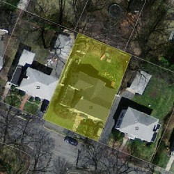 28 King St, Newton MA 02466-1204 aerial view