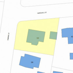 120 Sumner St, Newton MA 02459-1957 plot plan