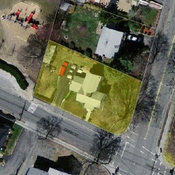 99 Derby St, Newton MA 02465-1555 aerial view